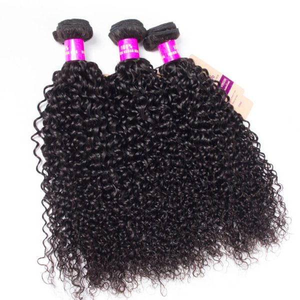 Curly Human Hair Weave 3 Bundles