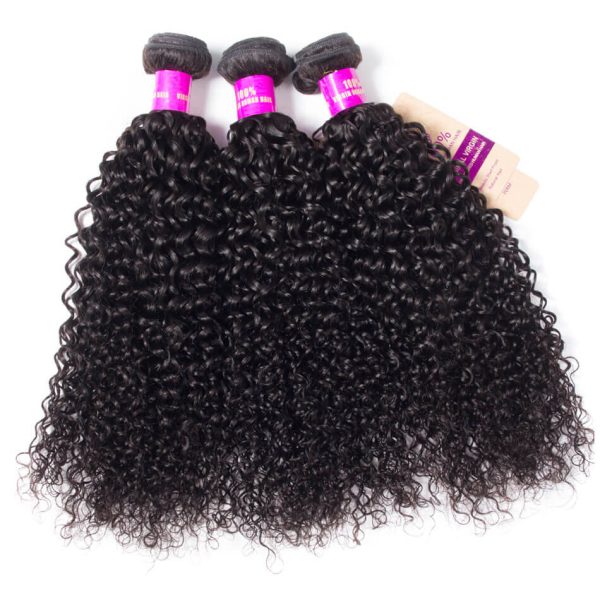 Curly Human Hair Weave 3 Bundles