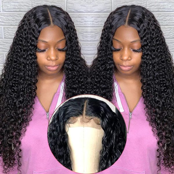 Curly Hair 5x5 6x6 HD Lace Closure Wigs Curly Human Hair Wig