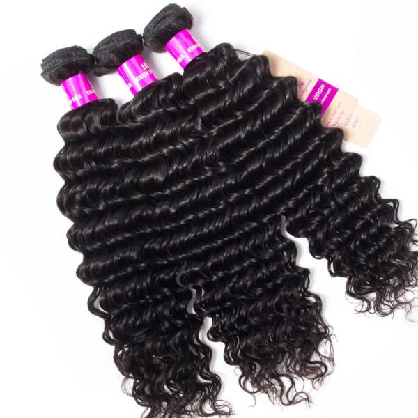 Deep Wave Virgin Hair 3 Bundles