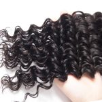 Deep Wave Human Hair 4 Bundles With 13x4 HD Lace Frontal