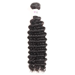 32-40 inch Deep Wave Hair Bundles 1Pcs Unprocessed Virgin Human Hair Weaves