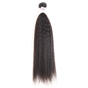 Kinky Straight Hair Bundles 1 Bundles 10-40 Inch 100% Human Hair Extensions