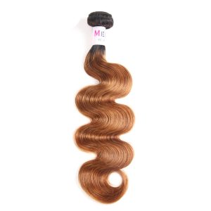 Brazilian Virgin Hair Ombre Honey 1B/30 Body Wave Human Hair Bundles 1pcs Deal
