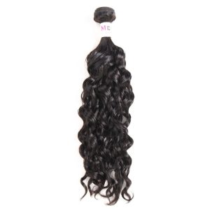 Long 40 inch Water Wave Hair Bundles 1Pcs Unprocessed Virgin Human Hair Weaves Single Bundles Deal