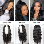 Body Wave U Part Human Hair Wig | Quick & Easy Affordable Wig