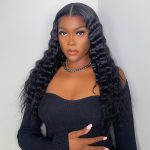 5x5 HD Lace Closure Wig Glueless Loose Deep Wave Invisiable Lace Wig