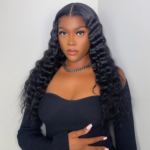 5x5 HD Lace Closure Wig Glueless Loose Deep Wave Invisiable Lace Wig