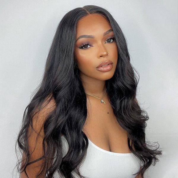 4x4 HD Lace Closure Wig Body & Straight Wave Human Hair Wig