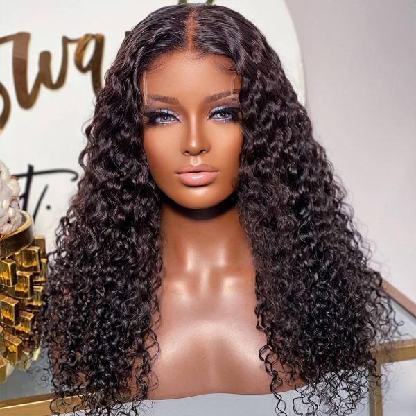 Curly Hair 5x5 6x6 HD Lace Closure Wigs Curly Human Hair Wig