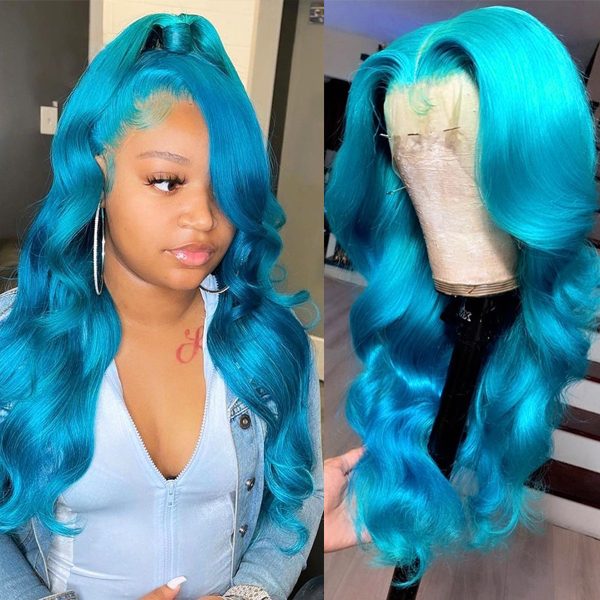 Colored Body Wave Human Hair Wigs | 13x4 HD Lace Front Lace Wig