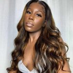 Honey Blonde Body Wave HD Lace Front Wig 1B/30 Highlight Wig