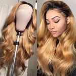 Ombre 1B/27 Body Wave HD Lace Human Hair Wig