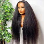 Kinky Straight Wig 13x4 13x6 HD Lace Wholesale Yaki Human Hair Wig