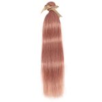 Pink Straight Weave Bundles Remy Human Hair Extensions 3 pieces Soft and Bouncy