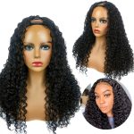 Deep Wave U Part Wig Deep Curly Human Hair Wig