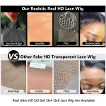 HD Deep Wave Lace Closure Wig | 6x6 Lace Human Hair Wig