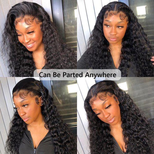 Deep Wave HD Lace Front Wig 13x4 13x6 Human Hair Deep Wave Wig