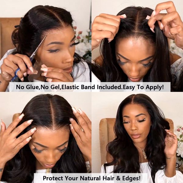 Glueless Body Wave Invisiable Lace Wig | 13x4 5x5 HD Lace Front Wigs