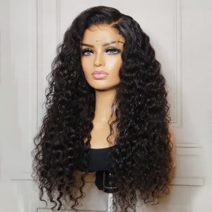 Deep Wave Hair Wig 5x5 6x6 HD Lace Closure Virgin Human Hair Wig
