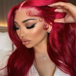 Red Body Wave HD Lace Front Wig | Long Red Human Hair Wig