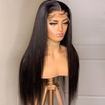 Straight Human Hair Wigs 5x5 6x6 HD Lace Closure Wig