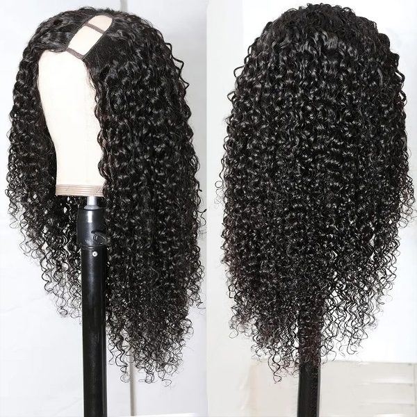 Curly U Part Wig Popular Curly Human Hair Wig