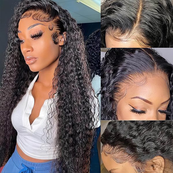 Glueless Curly 5x5 13x4 HD Lace Closure Wig 180% Density