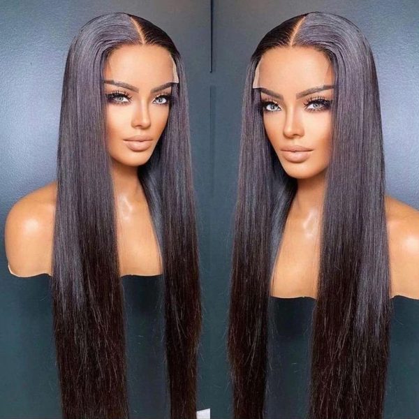 4x4 HD Lace Closure Wig Body & Straight Wave Human Hair Wig