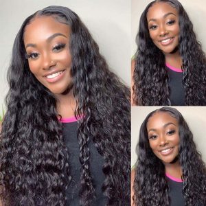 Water Wave 5x5 Lace Closure Wig | Wet And Wavy Virgin Human Hair Wig