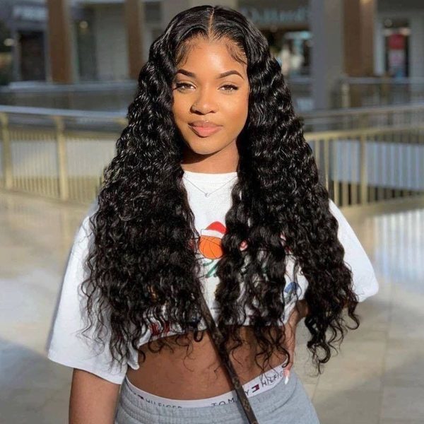 Loose Deep Wave Wig 5x5 6x6 HD Lace Closure Wig 150 180 Density