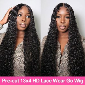 Pre Cut 13x4 HD Lace Wear Go Glueless Wig Human Hair Wigs