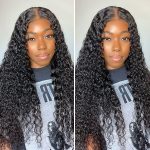 4x6 HD Lace Glueless Water Wave Wig Wear Go Pre Cut Lace Closure Wig