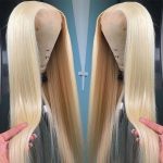 Blonde Human Hair HD Lace Front Wigs 613 Straight hair wig