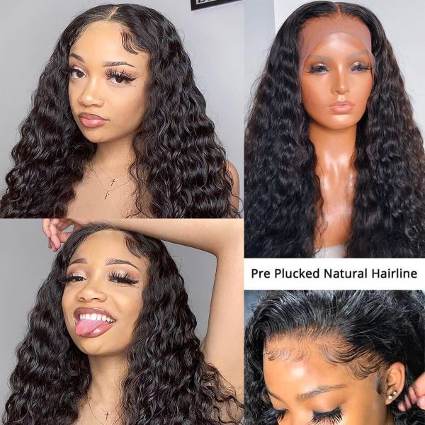 13x4 13x6 Water Wave Lace Front Wig Wet And Wavy HD Lace Frontal Wig