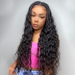 13x4 13x6 Water Wave Lace Front Wig Wet And Wavy HD Lace Frontal Wig