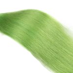 Human Hair 3 Bundles Straight Hair Weave Biscay Green Color