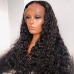 Wet And Wavy HD Lace Front Human Hair Wig 250% High Density Water Wave Wig