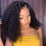 Kinky Curly HD Lace Wig Short Human Hair Wig 180 Density