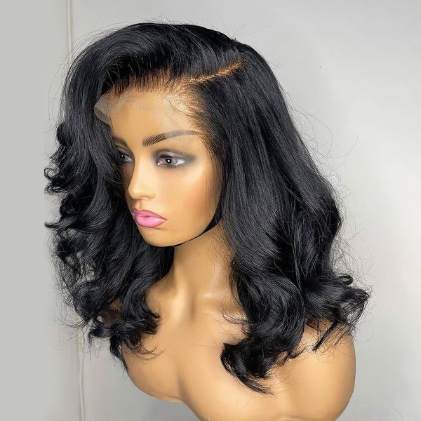 Short Glueless New Body Wave Wigs HD Lace Frontal Wig