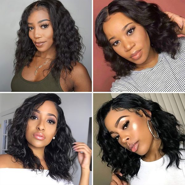 13x4 HD Lace Loose Deep Wave Pixie Cut Glueless Wig