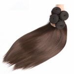 Color #4 Chestnut Brown Body Wave/Straight 3 Bundles 100% Virgin Human Hair Extension