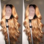 Ombre 1B/27 Body Wave HD Lace Human Hair Wig