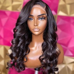 Glueless New Body Wave Shoulder Length HD Lace Front Wig