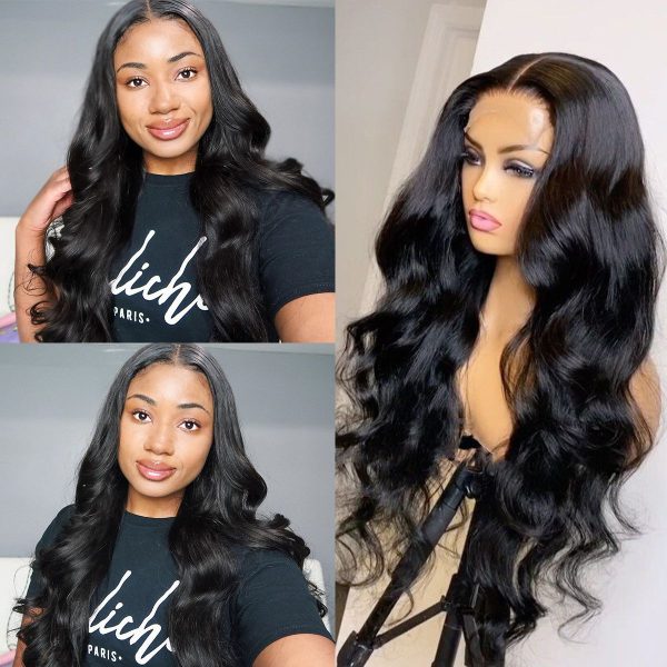 4x4 HD Lace Closure Wig Body & Straight Wave Human Hair Wig