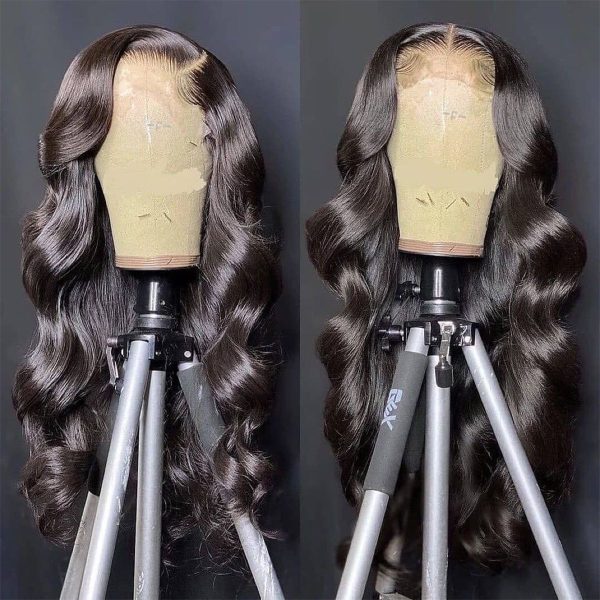 4x4 HD Lace Closure Wig Body & Straight Wave Human Hair Wig