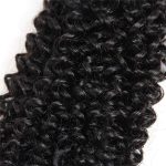 Brazilian Virgin Human Hair Weaves 10A Kinky Curly Human Hair Bundles For Black Women Natural Color