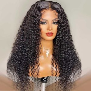 Curly Hair 5x5 6x6 HD Lace Closure Wigs Curly Human Hair Wig