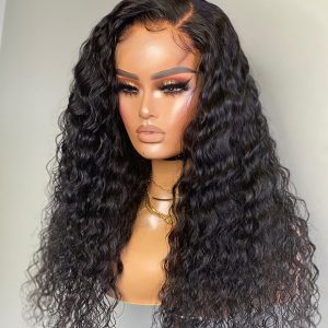 HD Deep Wave Lace Closure Wig | 6x6 Lace Human Hair Wig