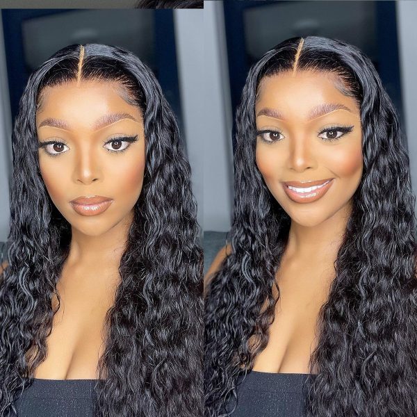 Glueless Water Wave 13x4 5x5 HD Lace Closure Wig